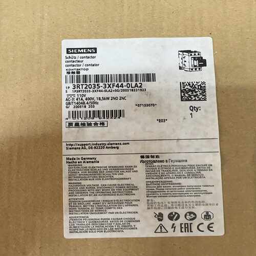 铁路专用接触器 3RT2035-3XF44-0LA2拍前询价
