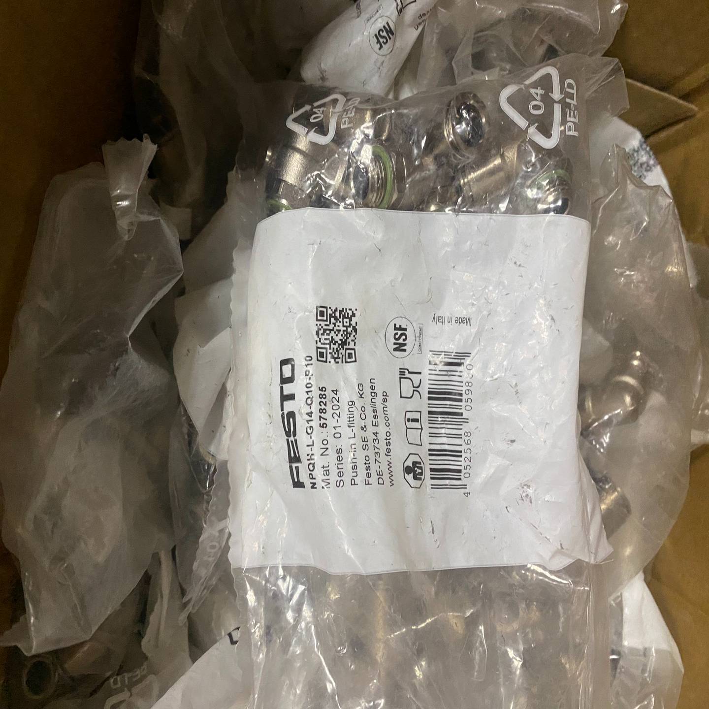 询价NPQH-L-G14-Q10-P10578285费斯托接头