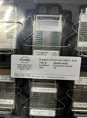 【议价】MOLEX莫仕1000BASE-SX光纤86990-9适用