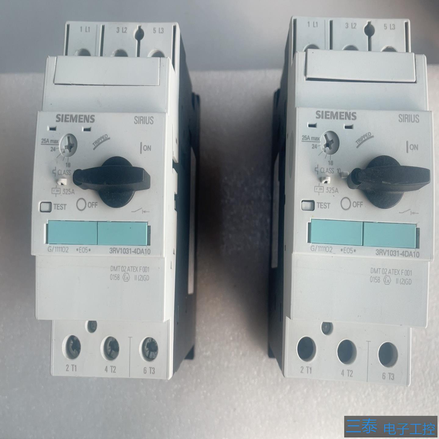 SIEMENS进口电机保护断路器3RV1031-4HA1，议价