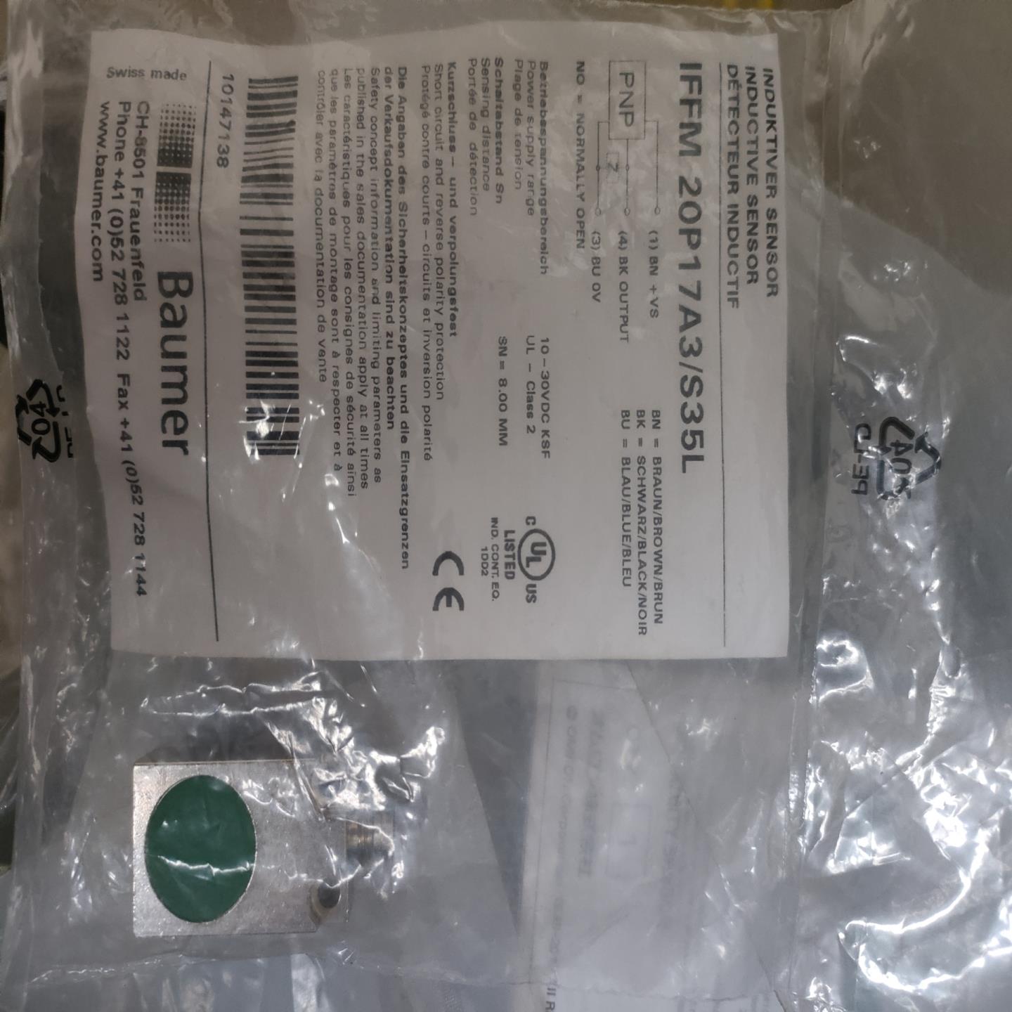 IFFM 20P17A3/S35L  德国Baumer~询价