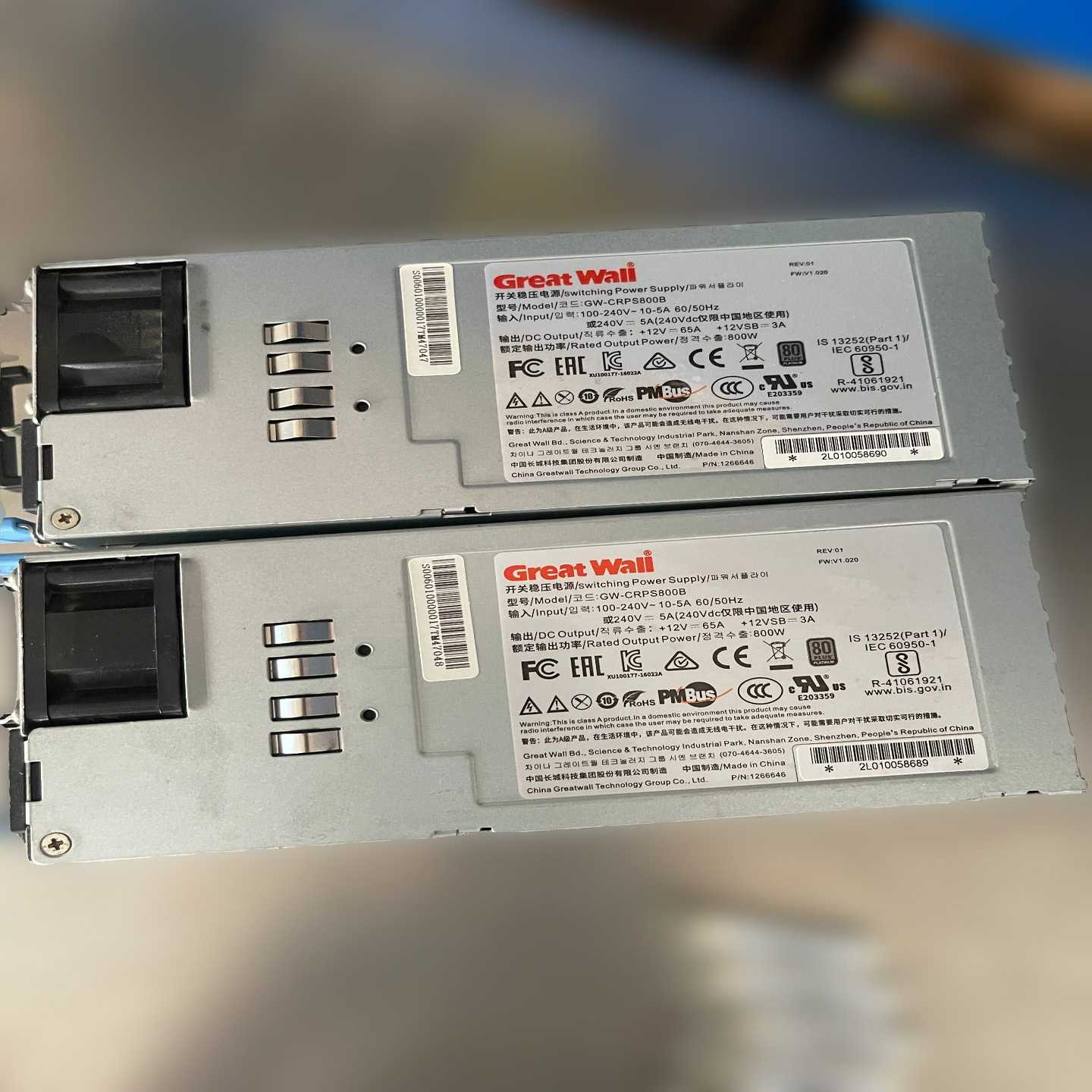 长城GW-CRPS800B800W服务器冗余电源--议价商品