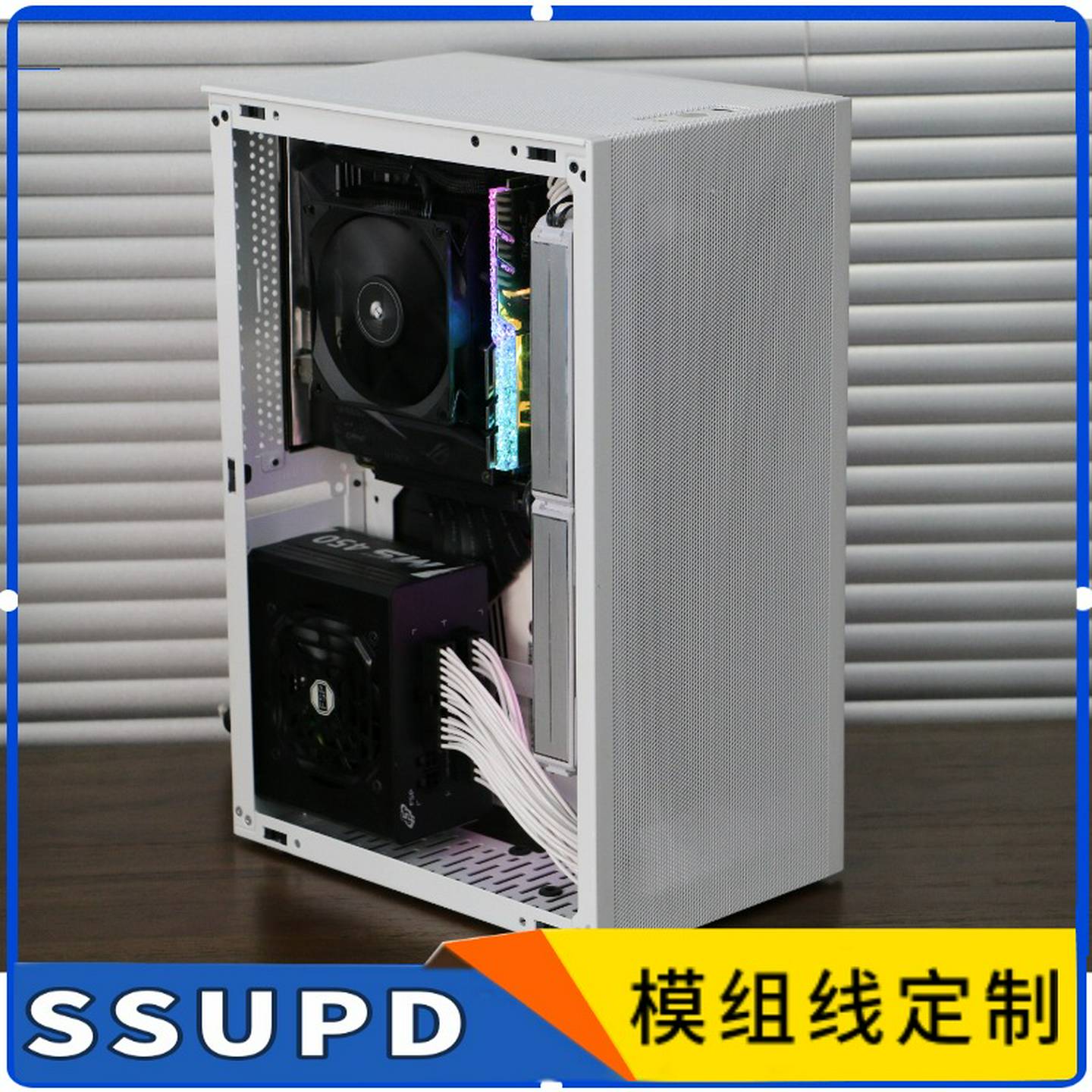 适配SSUPD乔思伯VR3ITX机箱模组线定制镀银线软硅胶线