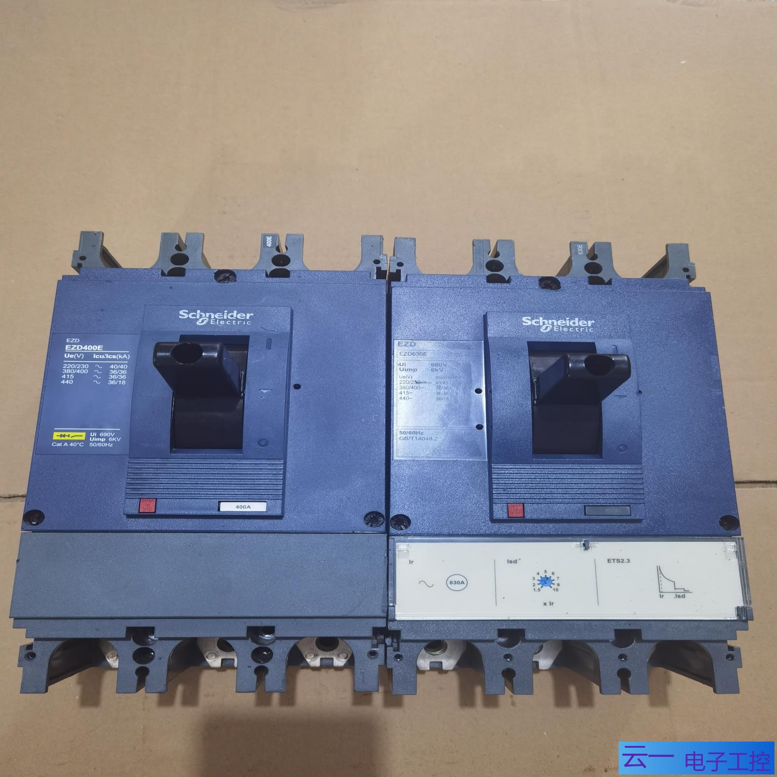 塑壳断路器EZD 3P 630A 600A 400A；议价