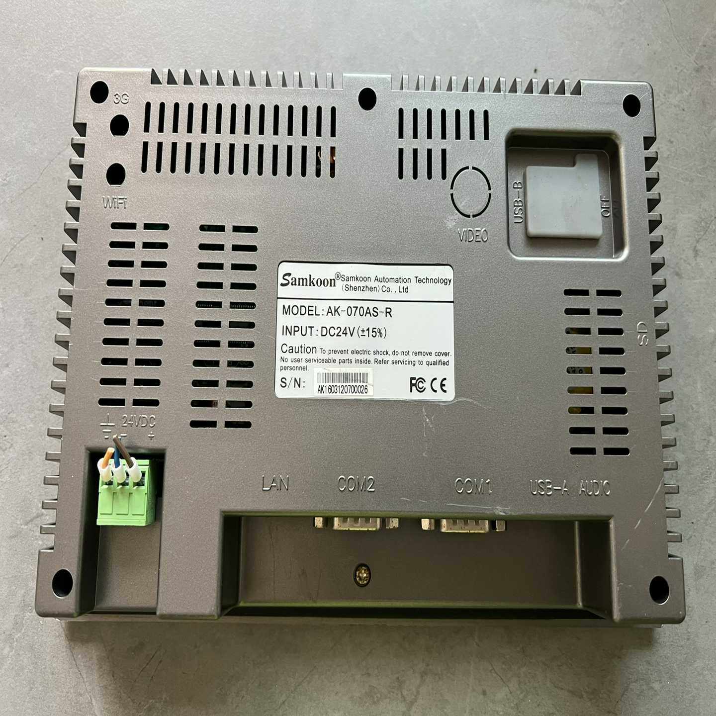 显控触摸屏AK-070AS-R，功能正常，实物图片，询价