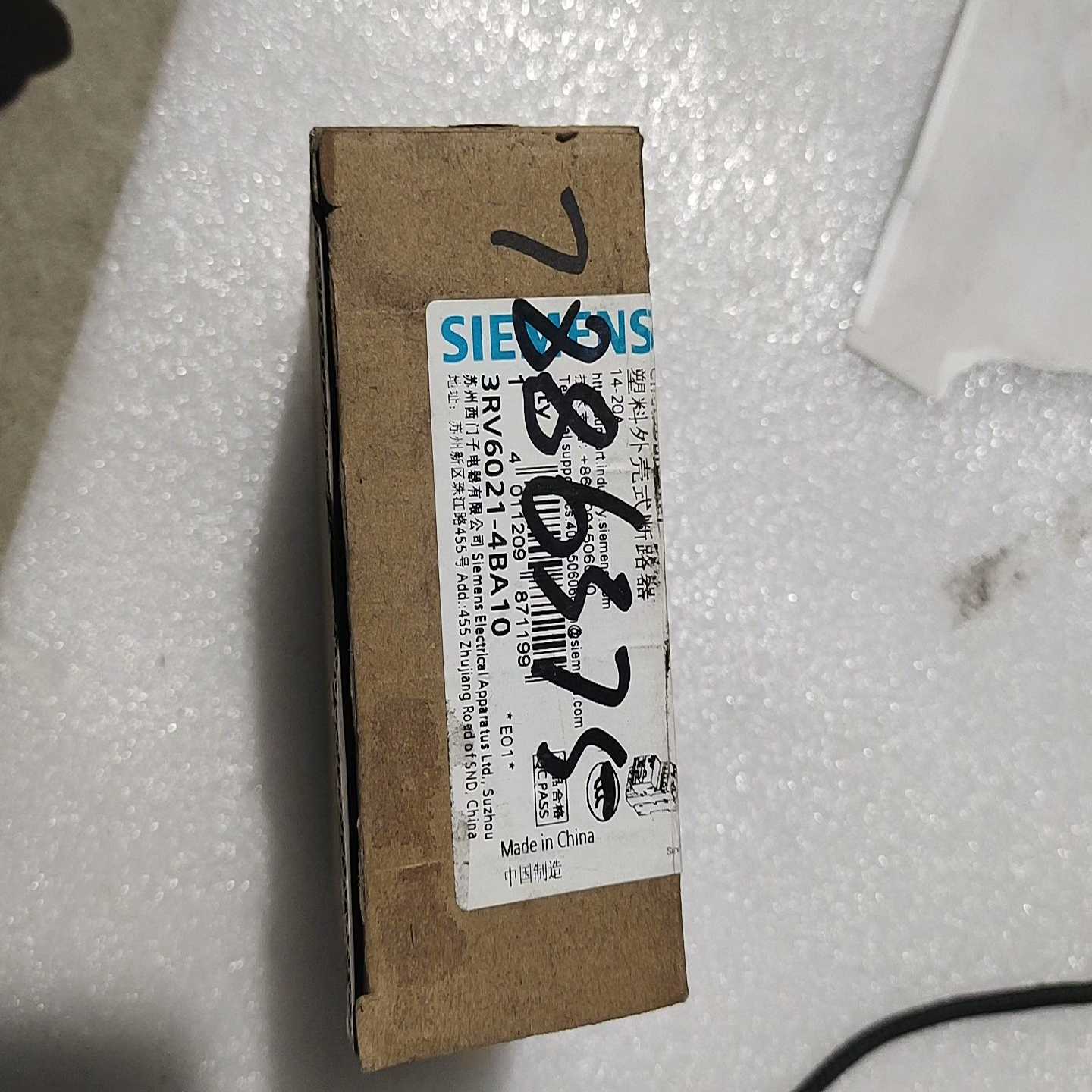 3RV6021-4BA10，一个，具体成色询价