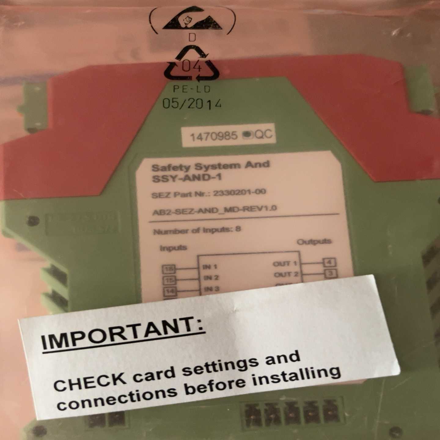 日本精工ASTRON控制器SSY-AND-1