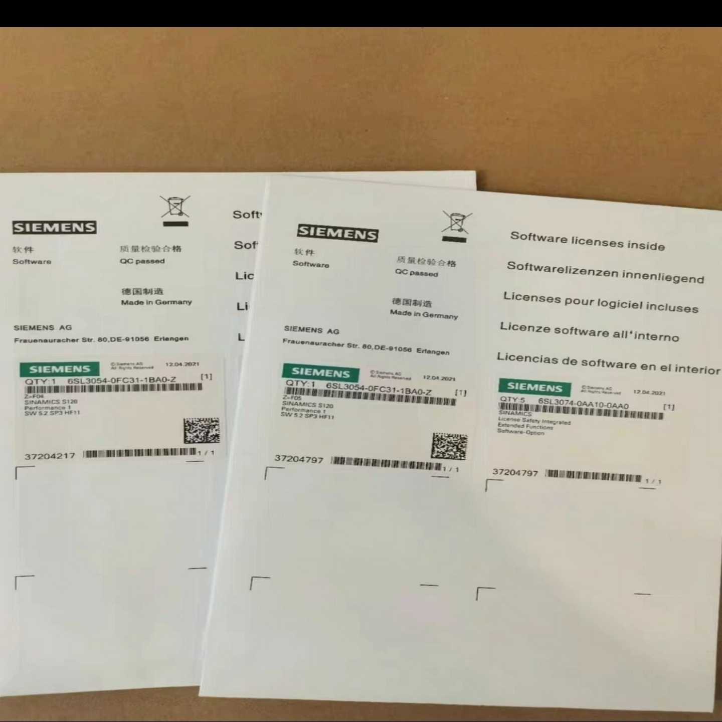 【议价】6SL3054-0FC31-1BA0-ZF05适用