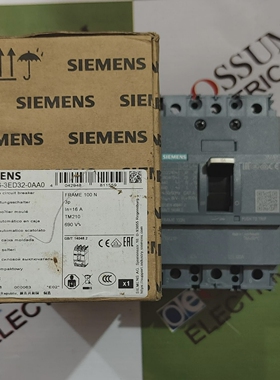 西门子3VA1096-3ED32-0AA0CIRCUITBREAKER16A220VAC36KA快
