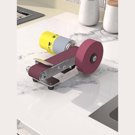 电动磨刀机全自动砂带机小型家用神器砂轮机迷你抛光机台式开刃机
