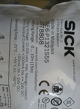 溢价-SICK西克光电传感器GSE6P1321S55订货