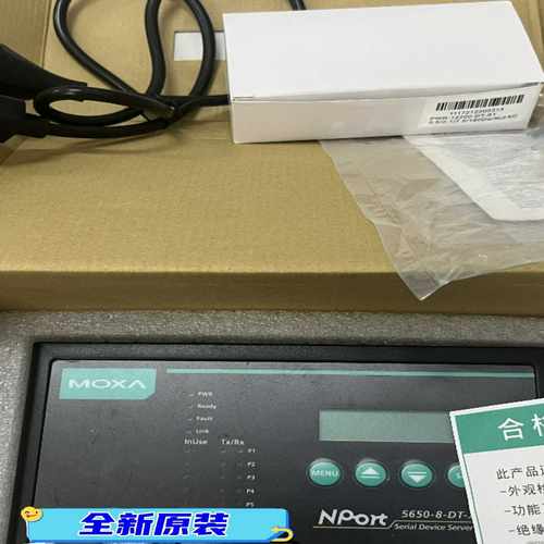 MOXA摩莎NPort5650-8-DTNPort5610-8-DT串口服X务器