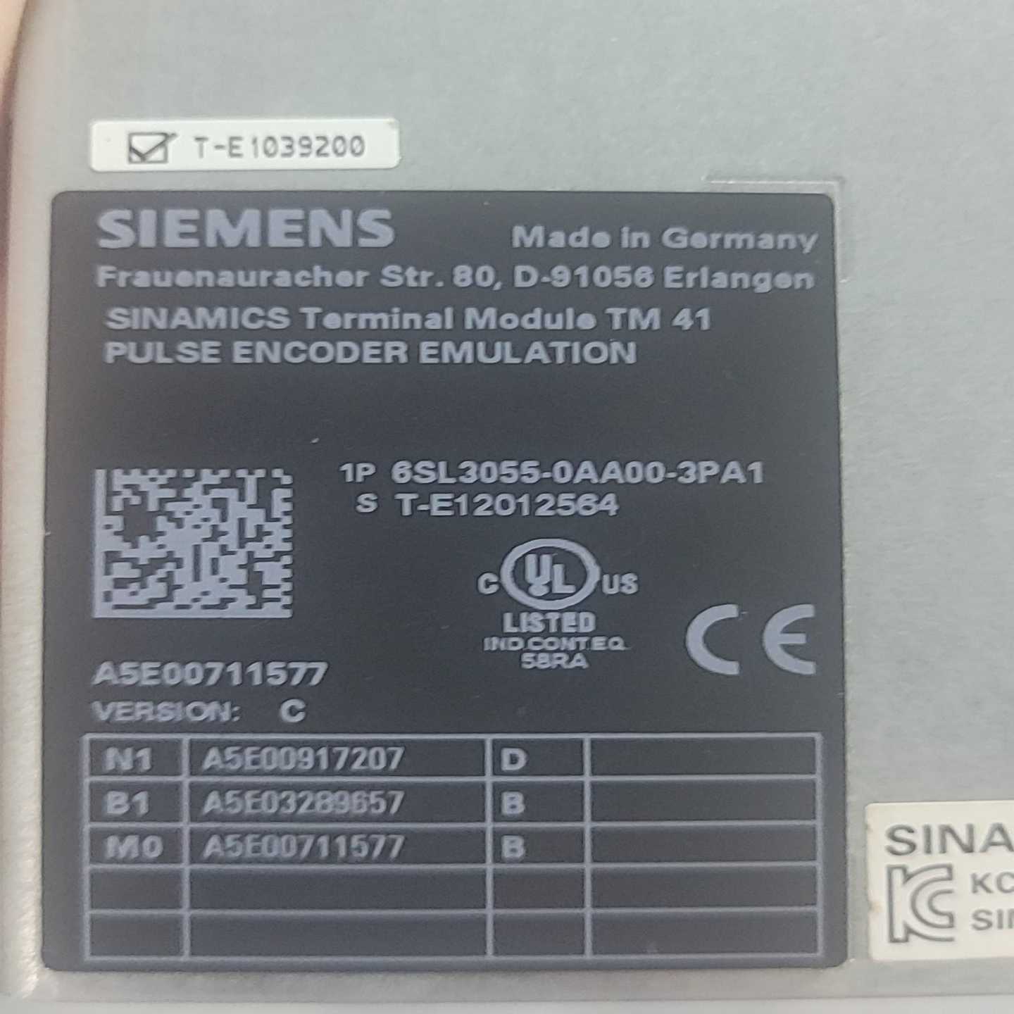 西门子TM41终端模块6SL3055-0AA00-3PA1功--议价商品
