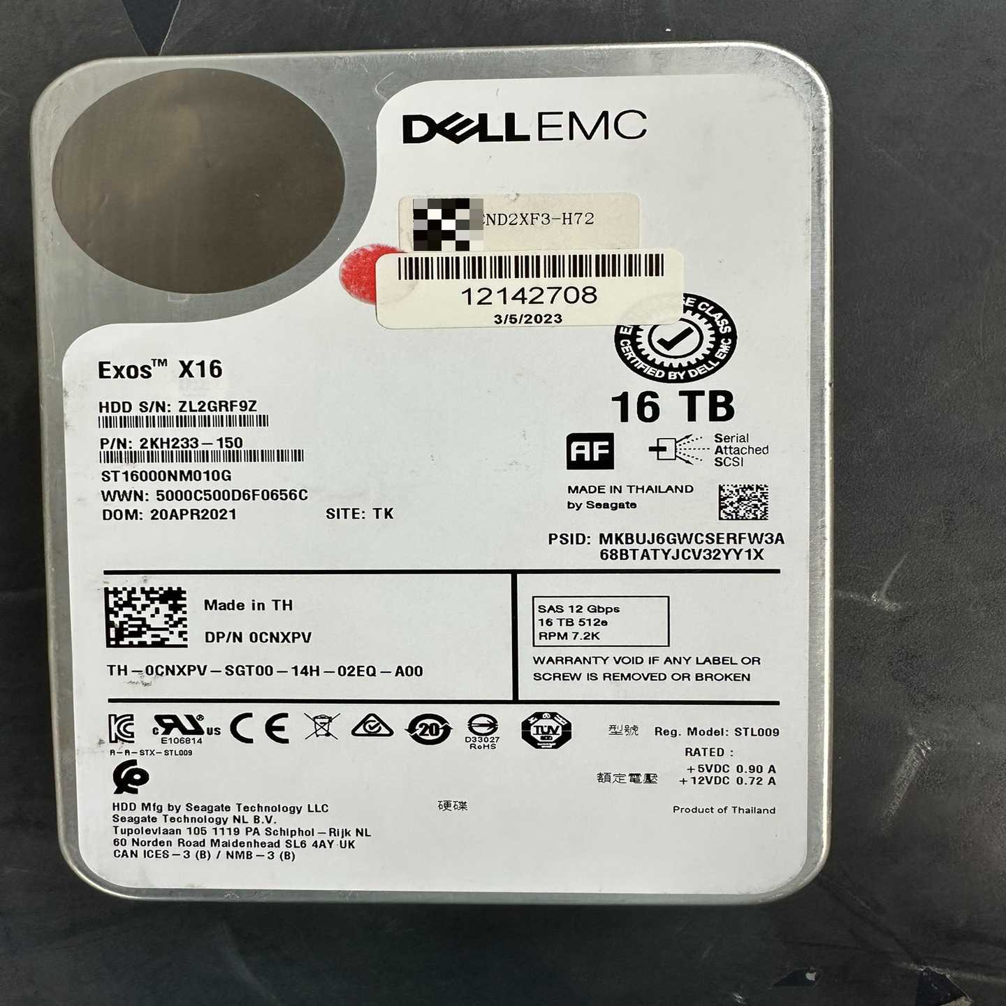 议价戴尔/DellEMC16TSASST16000NM0