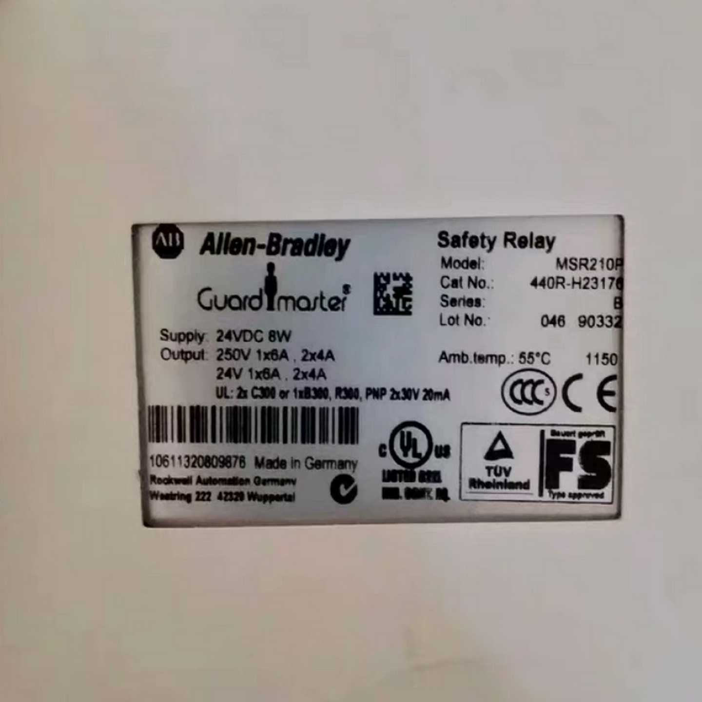 AB罗克韦尔安全继电器模块，MSR210P，440R-H询价