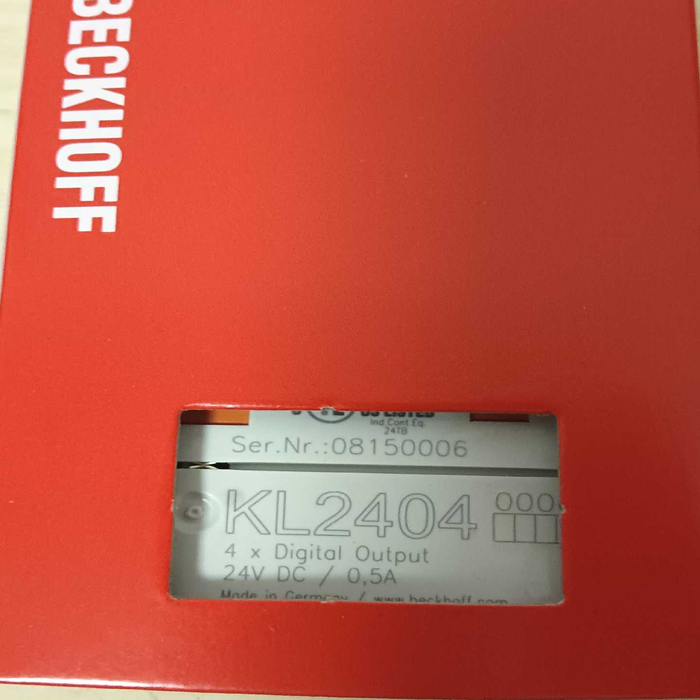 倍福模块原装正品KL2404链接实物拍摄需要的联系