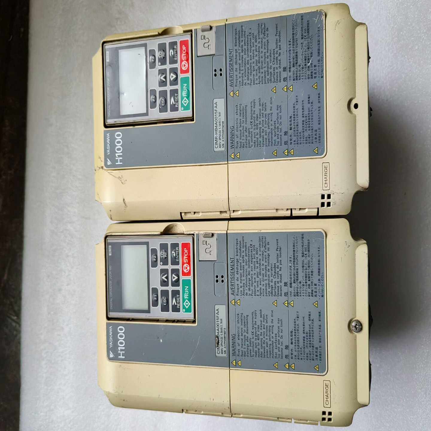 原装A1000变频器，CIMR-AB4A0015FA