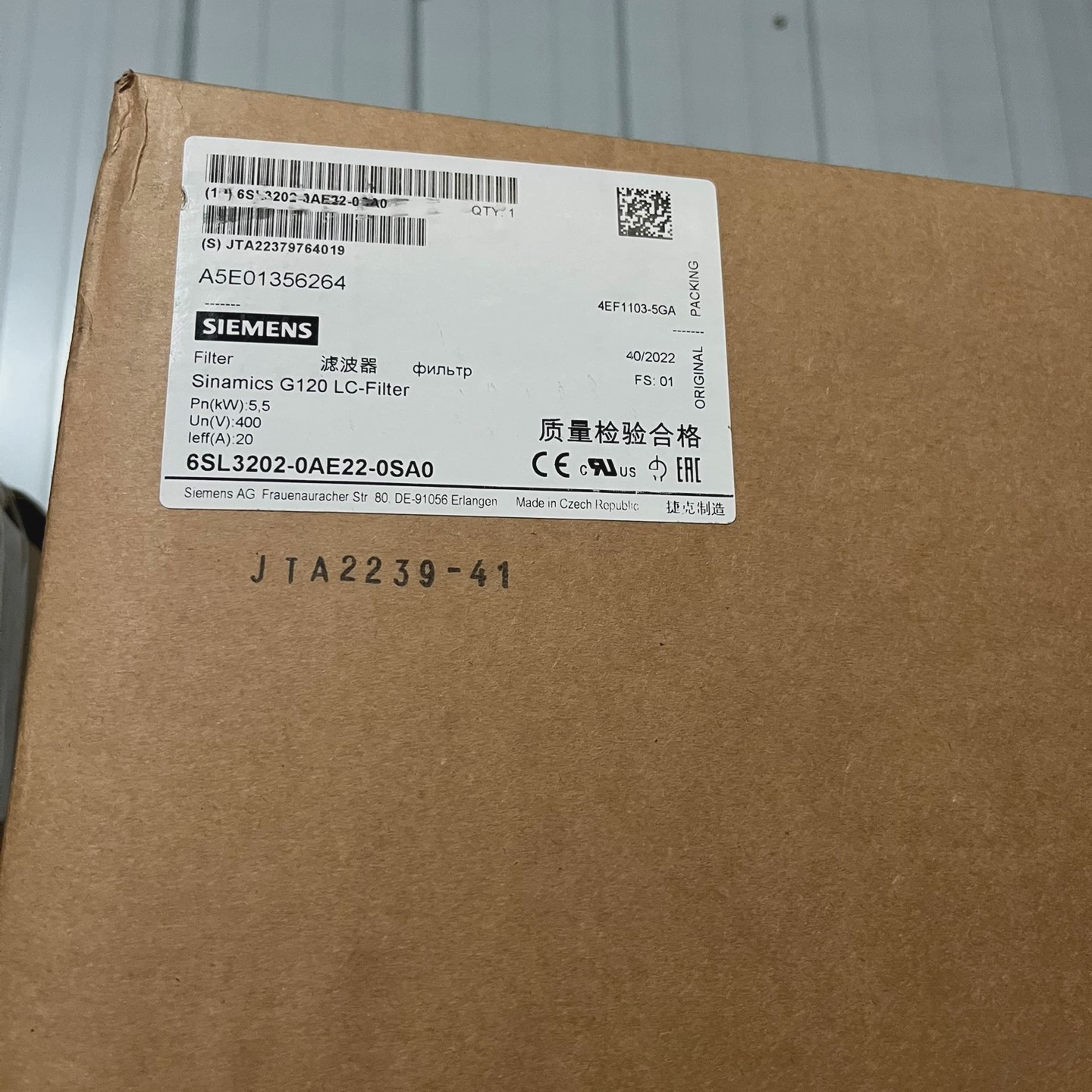 议价6SL32020AE220SA0滤波器功率模块6SL议价