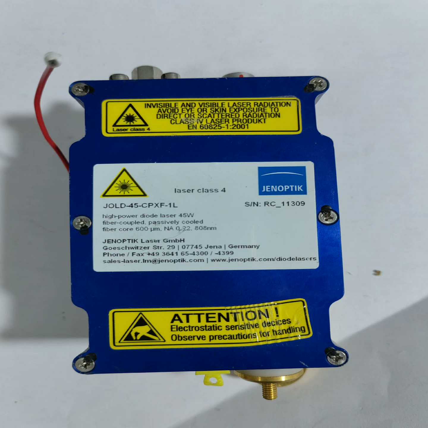 JOLD-45-CPXF-1L激光模块，成色如图，【博航商行】