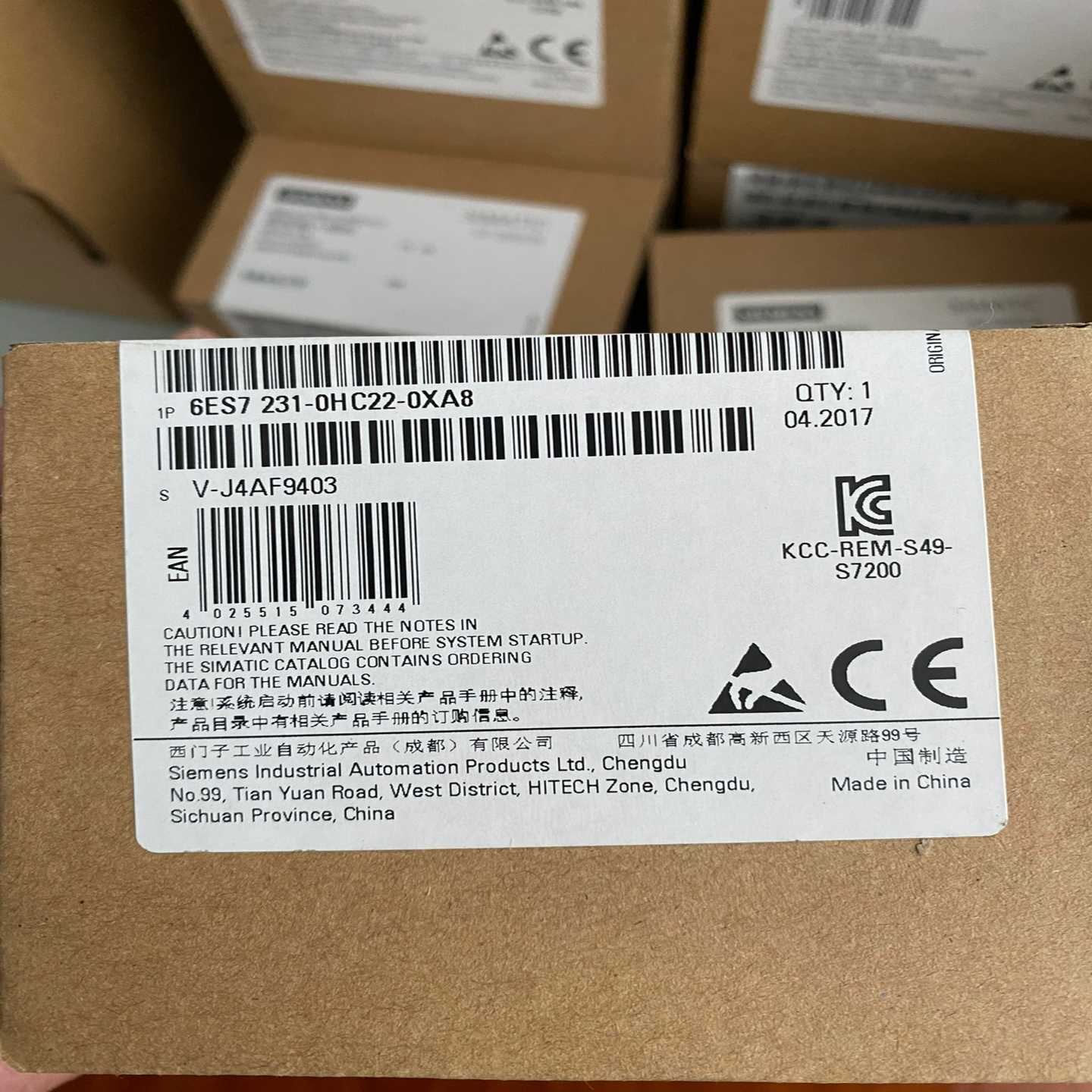 6ES72310HC220XA8EM231模块6ES7询价