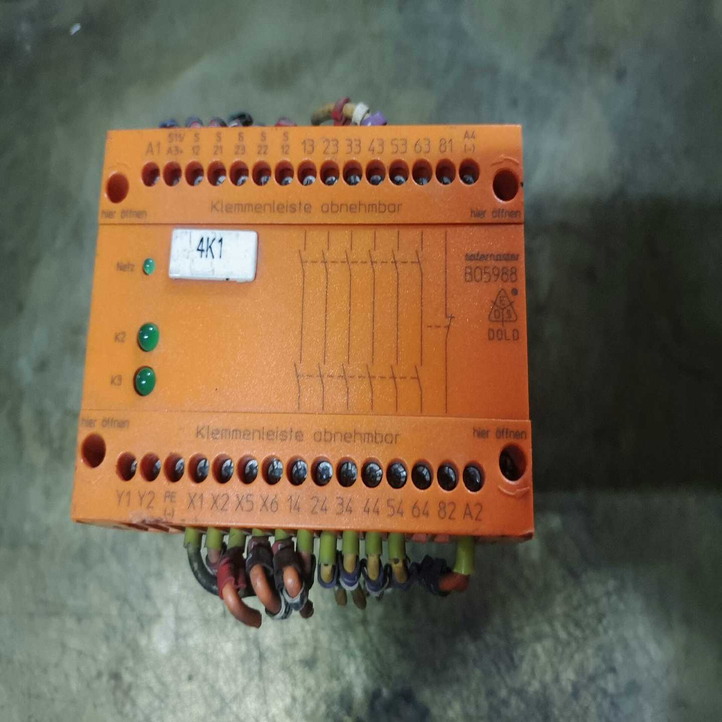 多德DOLD安全继电器B05988适用