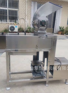 石榴破碎压榨机生姜胡萝卜螺旋榨汁机多功能果蔬收汁设备