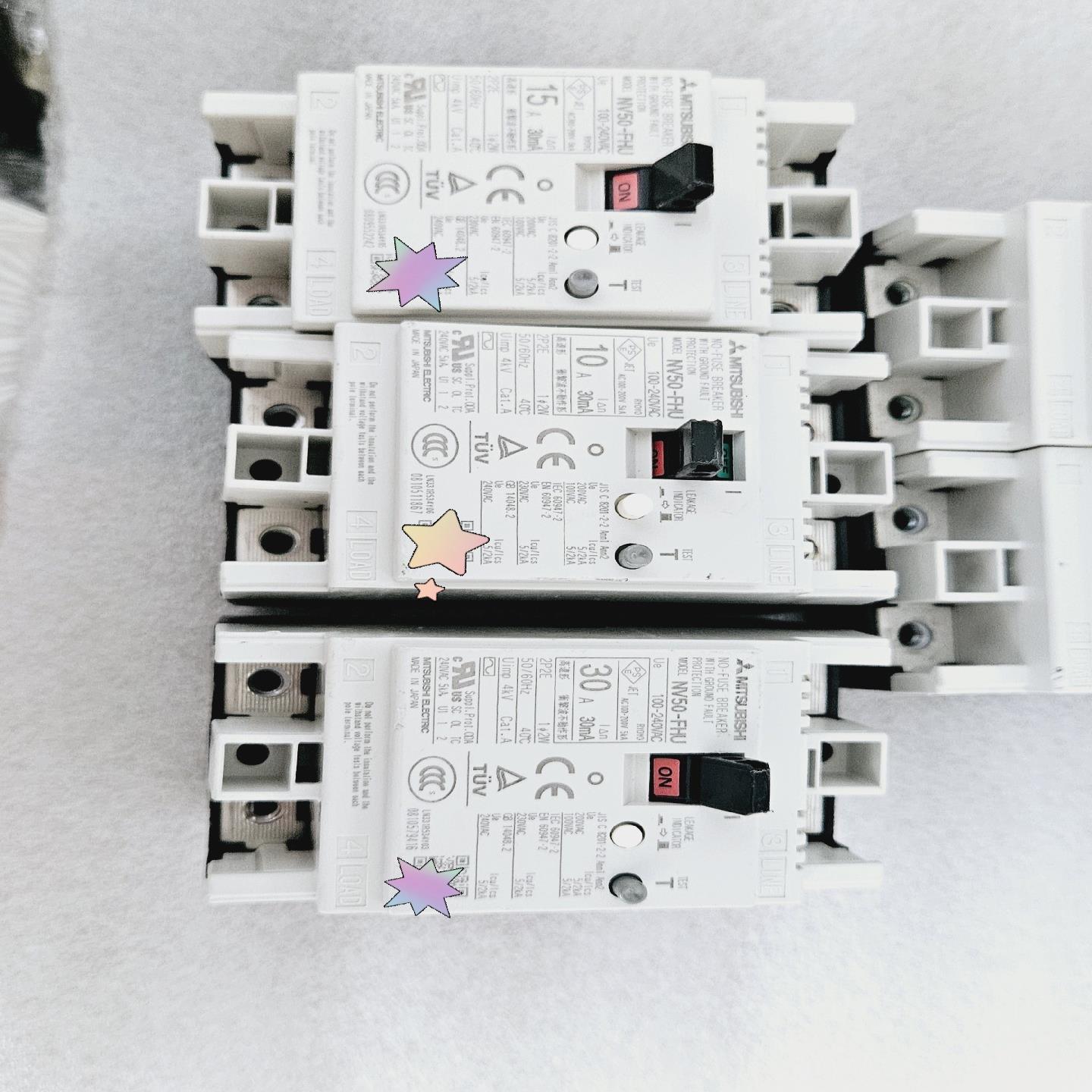 三菱塑壳断路器空气开关漏电开关NV50-FHU 2P,议价