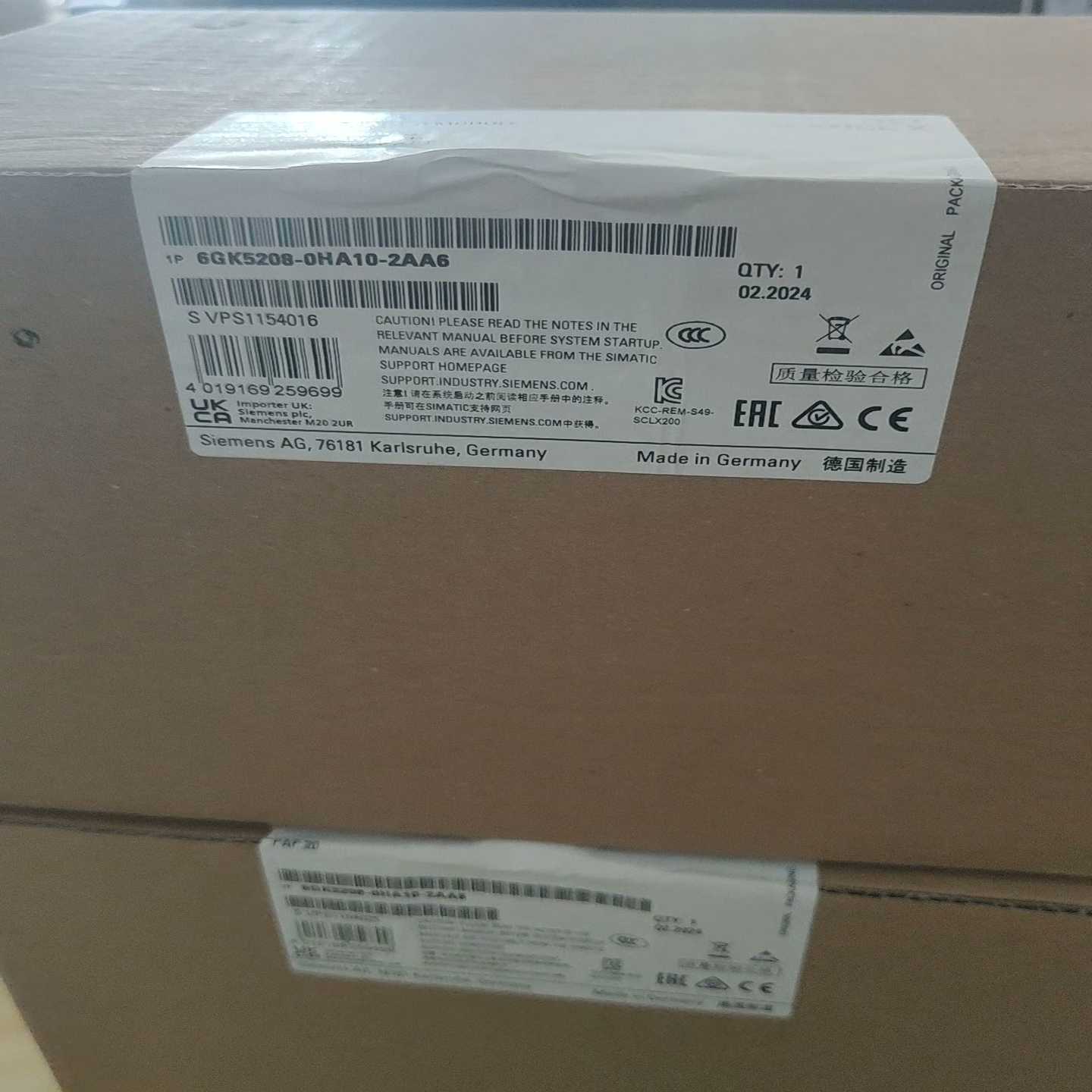 询价6GK5208-0HA10-2AA6未拆封