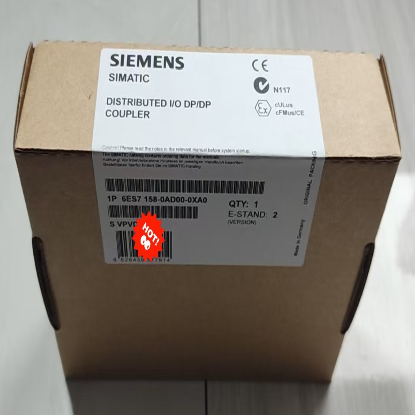 【请询价】6ES7 158-0AD00-0XA0分布式IO DP