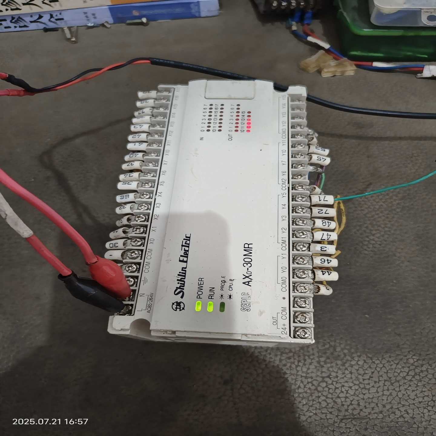 拆机士林AX0-30MR控制PLC，仕林PLC功能包好成色漂-询价客服