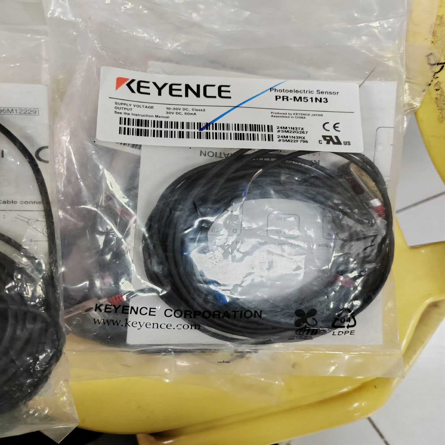 【议价】基恩士PR-M51N3，实图拍摄，新的库存，有5个，有两个袋