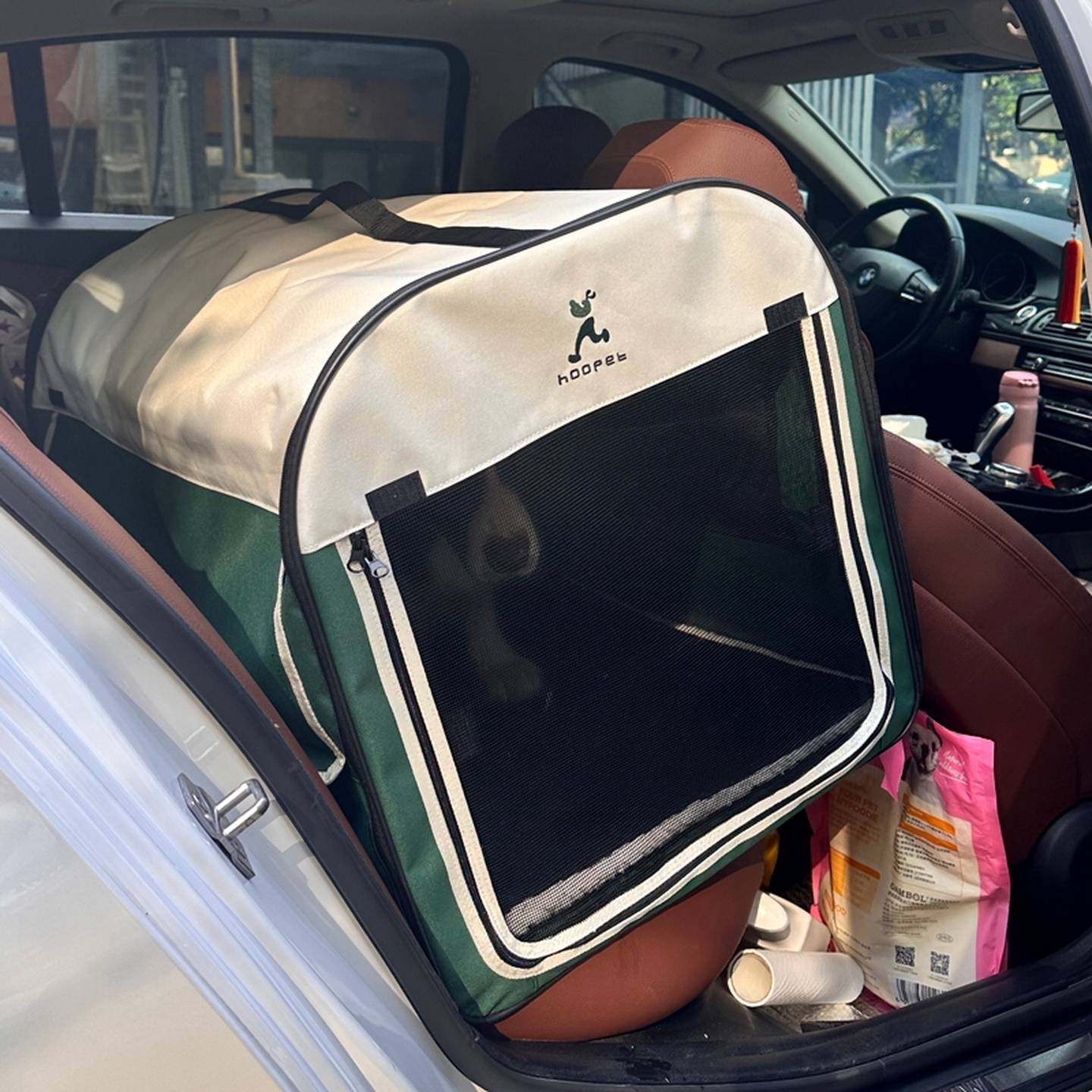 车载狗窝狗狗座椅坐车外出神器折叠狗笼敞篷宠物防脏垫猫窝后备箱