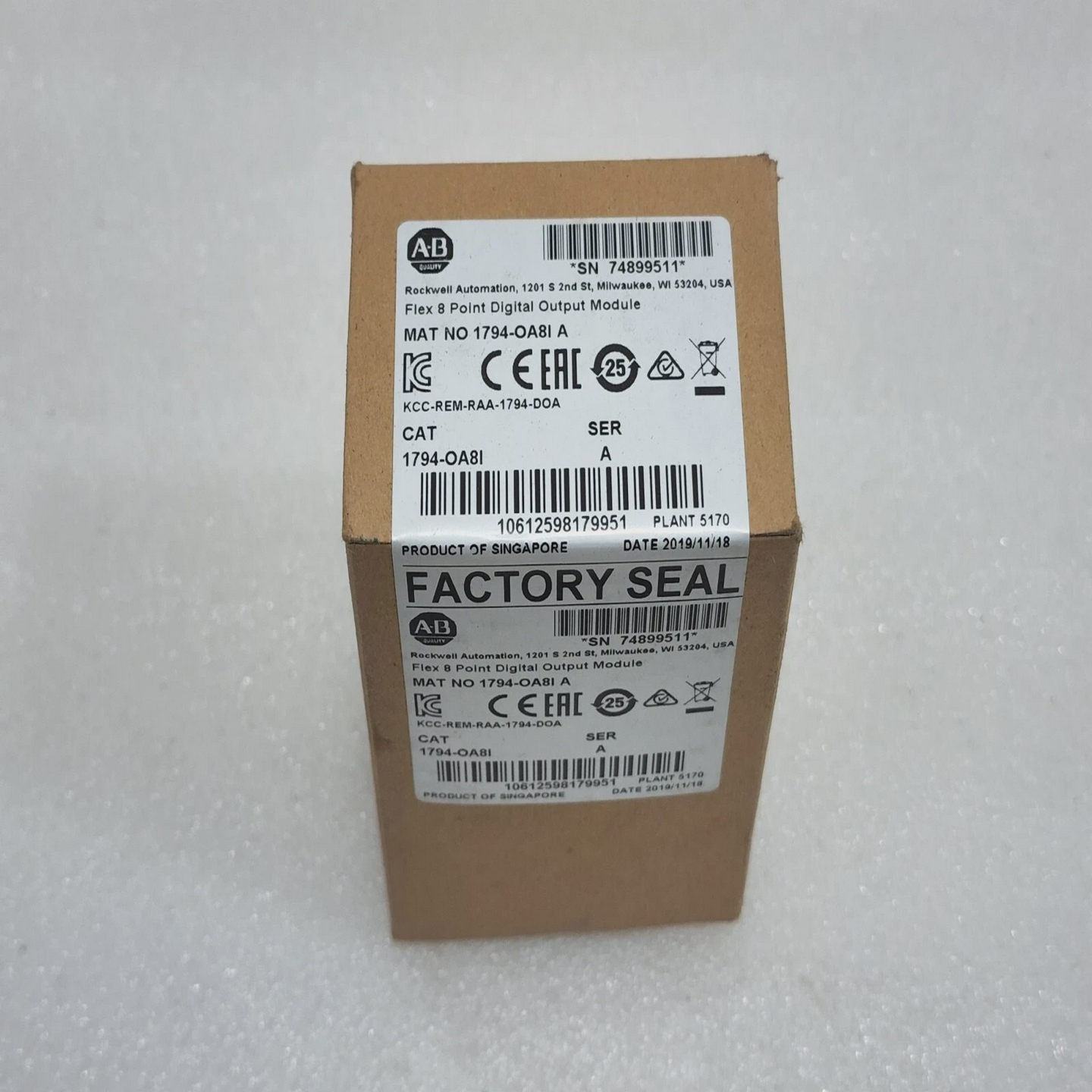 ALLENBRADLEYCAT1794-OA8IFLEX8-POINTDIGITALOUTPUTMODU