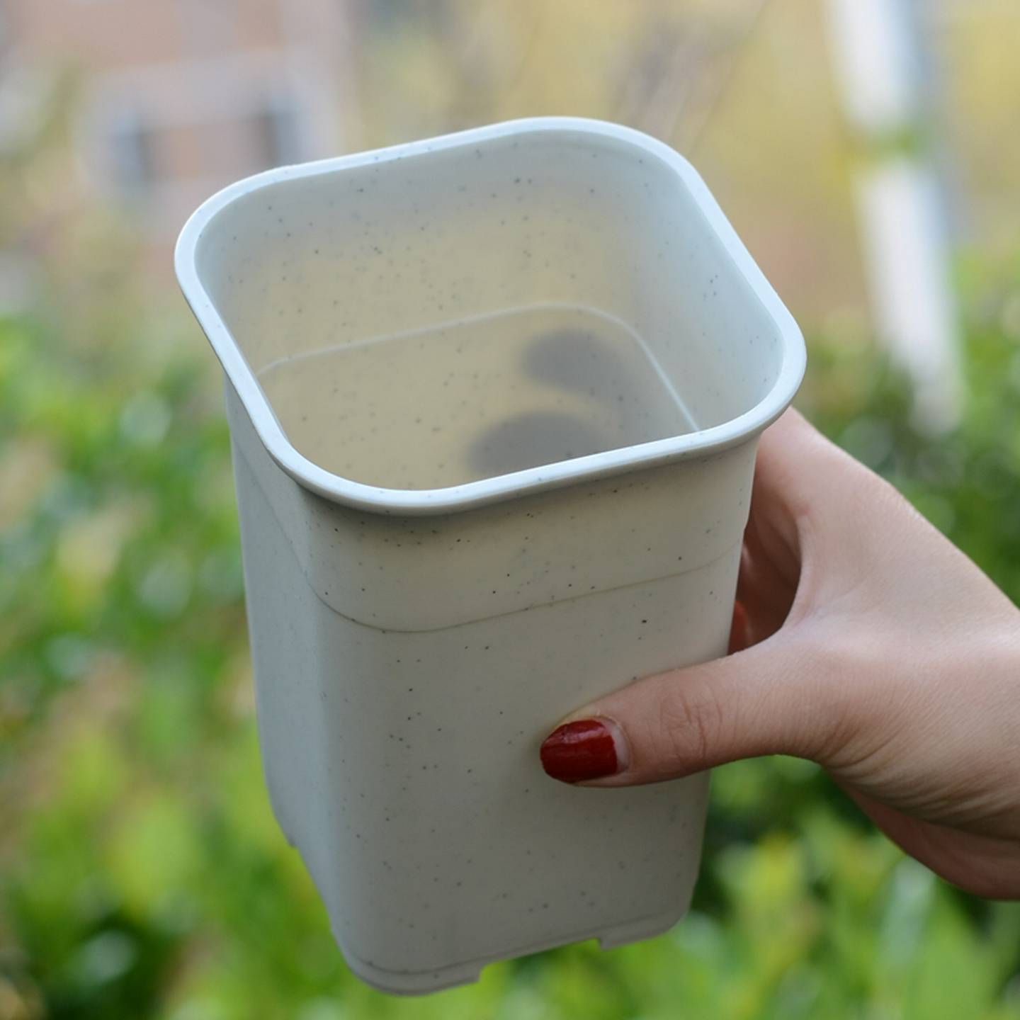 酢浆草专用花盆多肉大口径塑料小号高款花盆万象盆方形酢浆草花盆