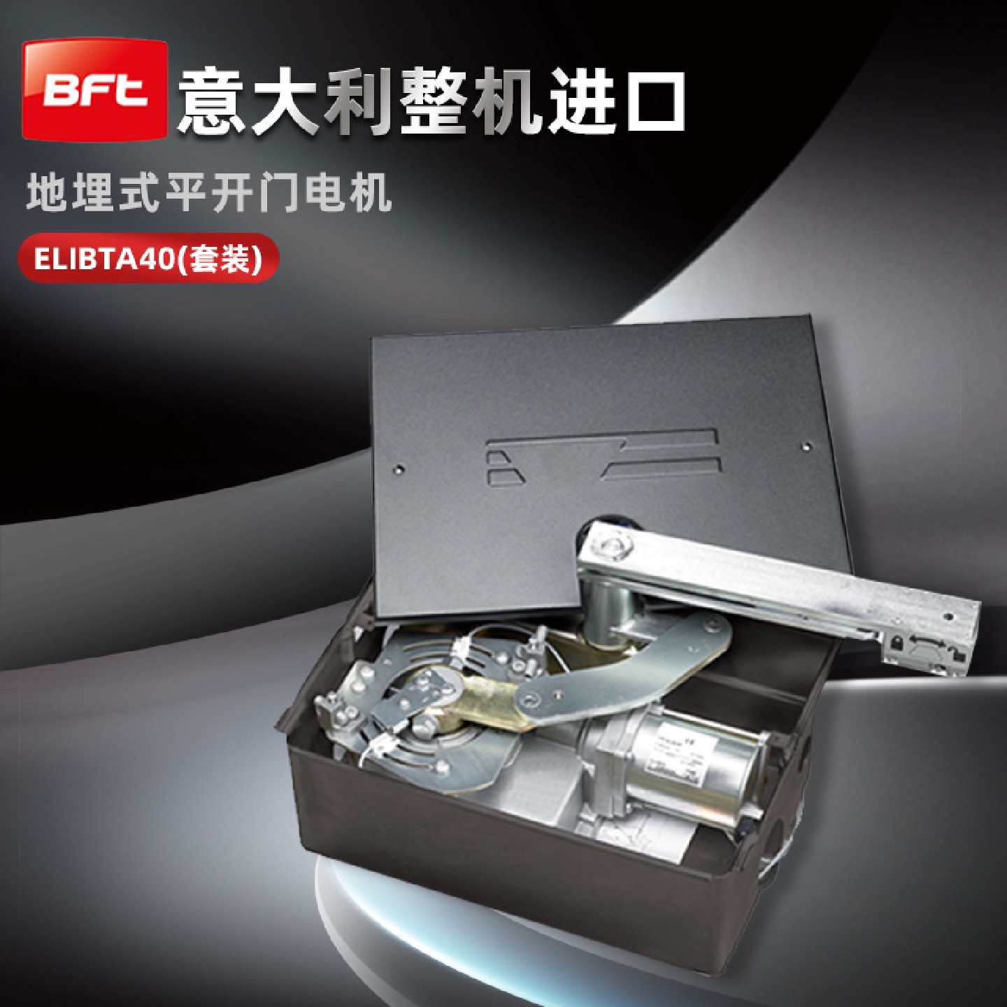 地埋式平开门意大利电机别墅门庭院门遥控内外开门机开门器
