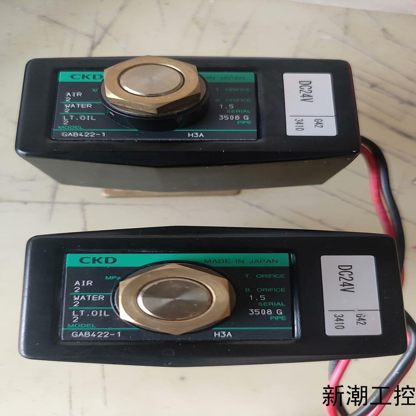 气密检测机拆机件原装CKD电磁阀型号GAB422-1DC议价商品