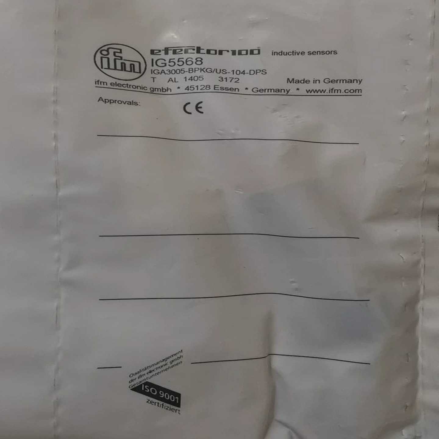 【议价】IG5568IFM易福门接近开关感应开关感应传感适用