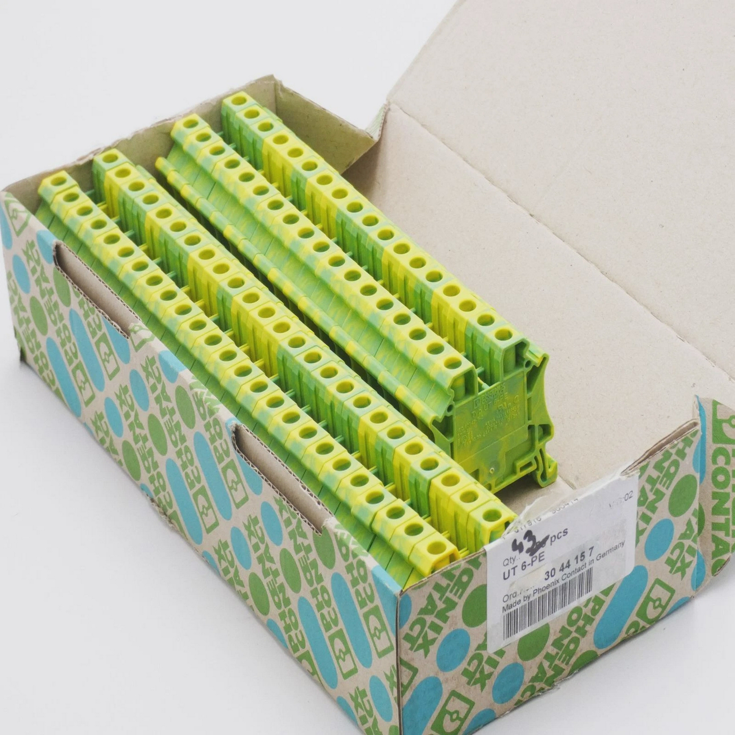 43xPhoenixContactUT6-PEUT6-PE3044157Schutzleiter-Reih