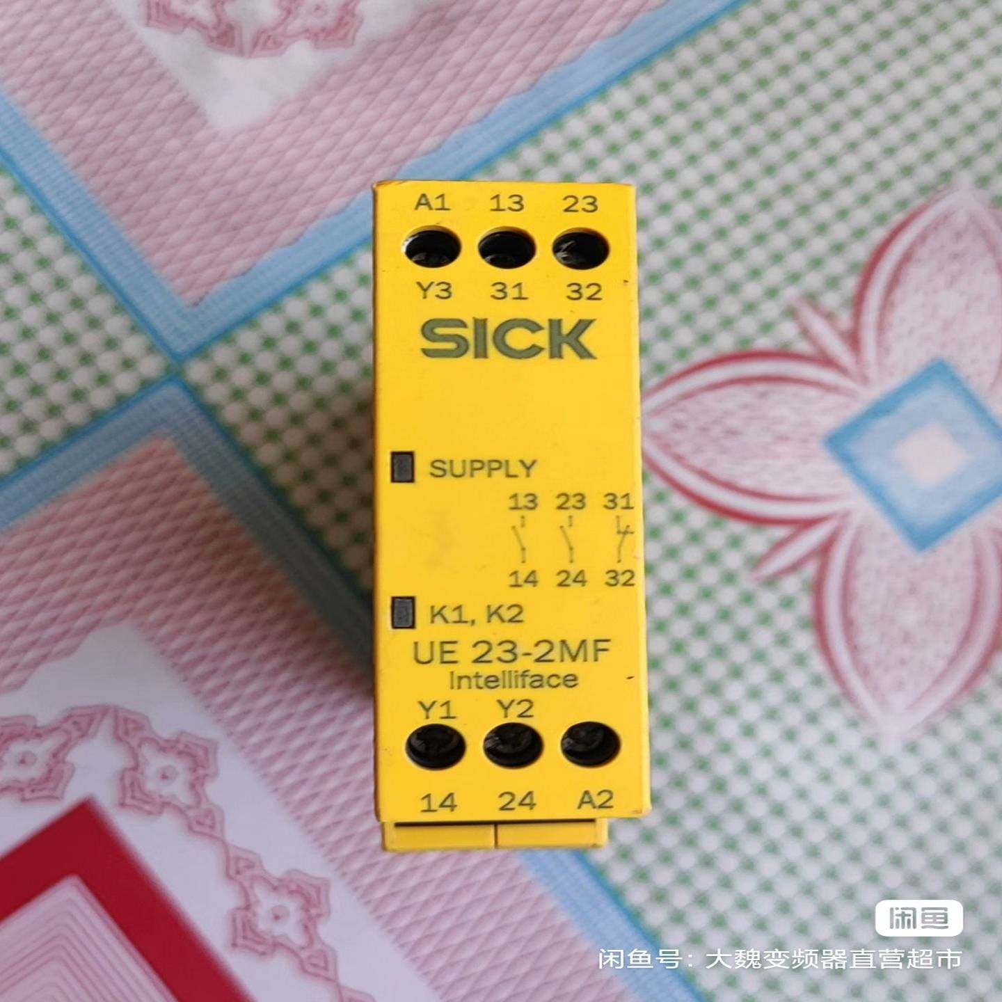 SICK安全继电器UE23-2MF2D3，实物拍照，成色如图（零零电子）