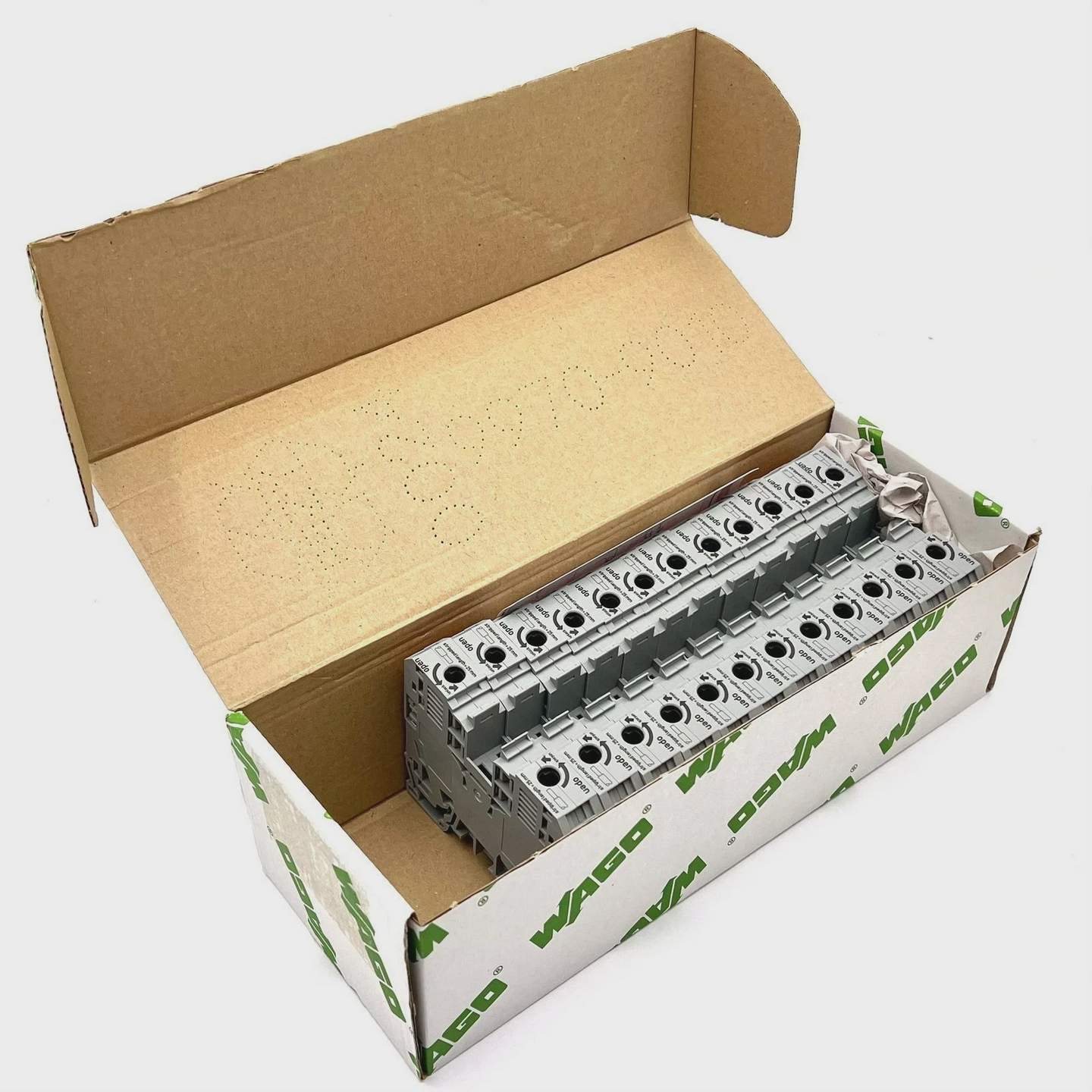 12xWAGO285-1352-Leiter-Durchangsklemme-unused-