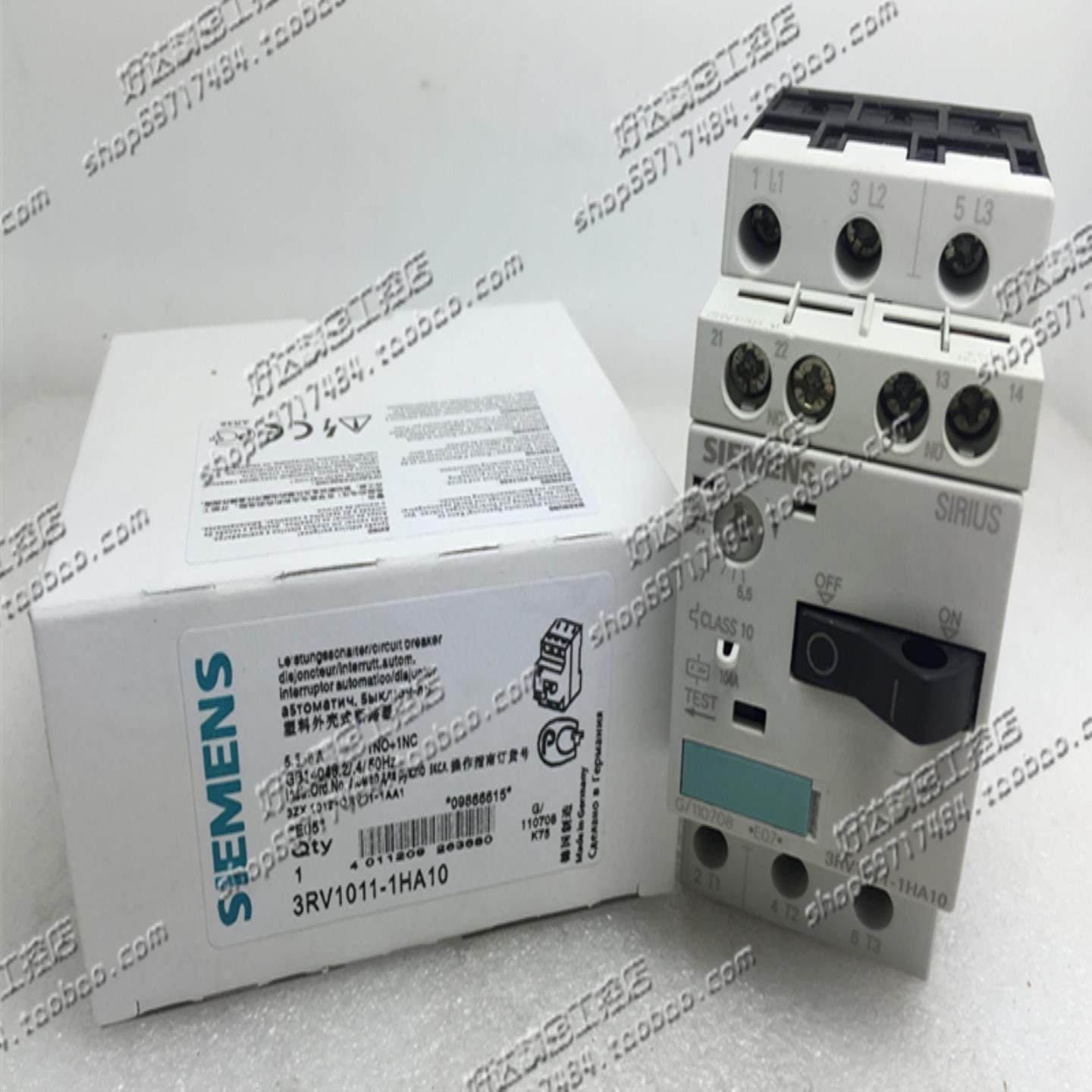 3RV1011-1EA10/1FA10/1GA10/1HA10西门子马达断路器现货正品全新