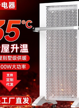 石墨烯取暖器大功率家用对流大面积电暖气节能立式暖风机居浴两用