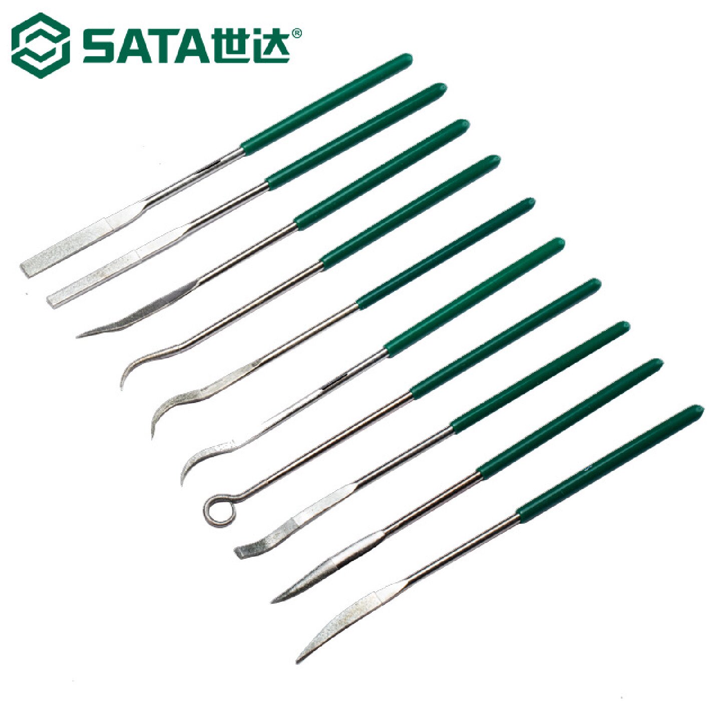 世达03804锉刀套装金刚石特种异型什锦锉组合10件套3x140MM