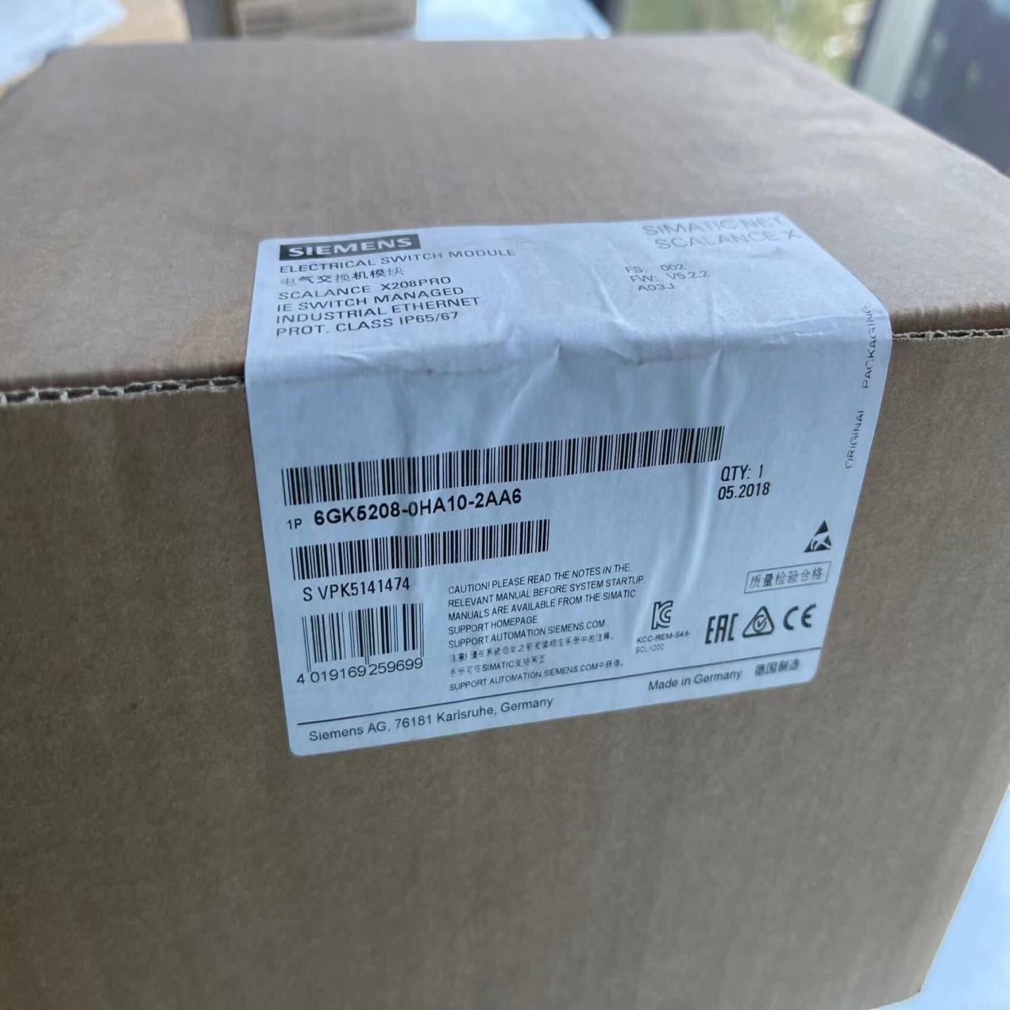 1P 6GK5208-0HA10-2AA6X208PR~询价