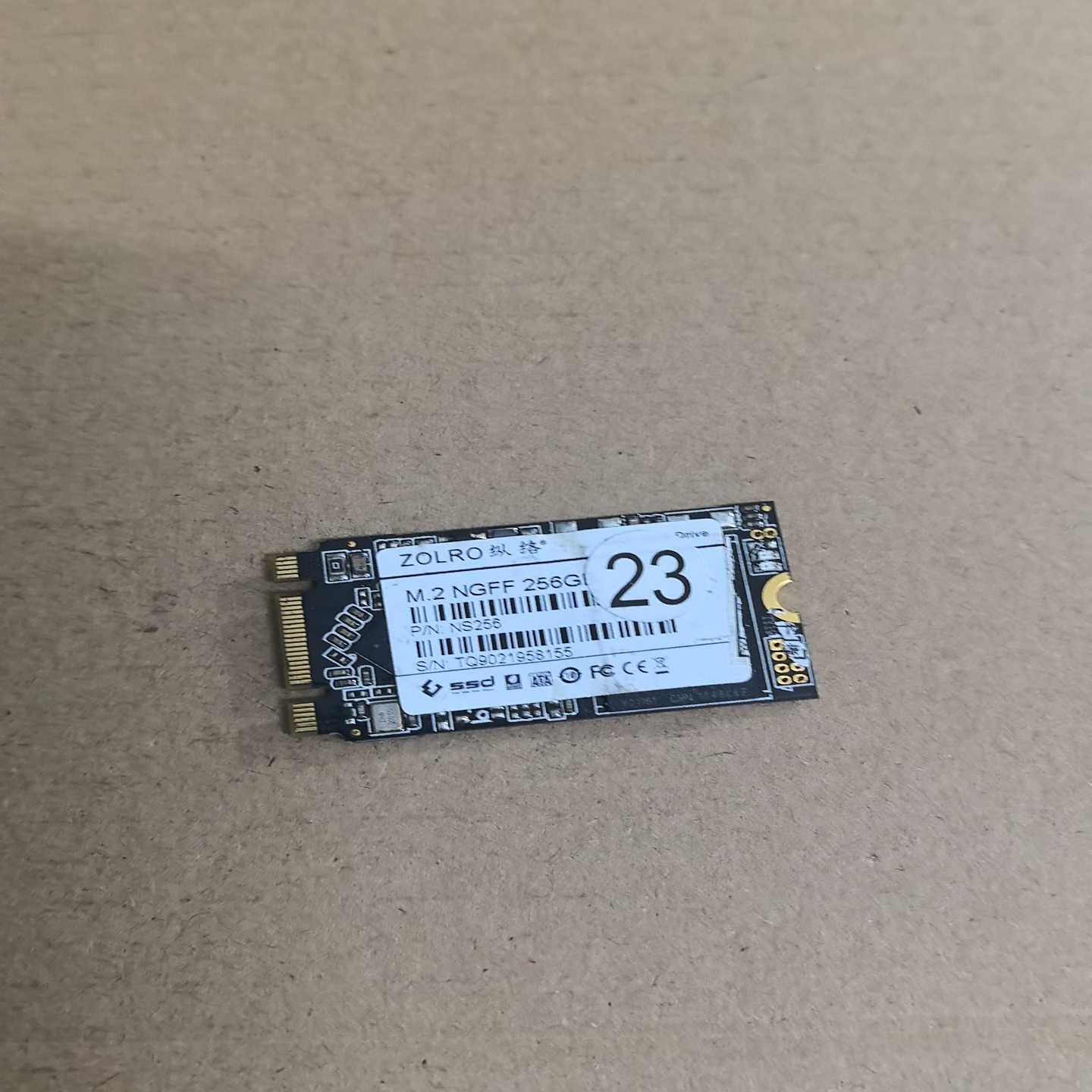 m2固态硬盘，规格2242，256g，数据如下，ngff/s--议价商品