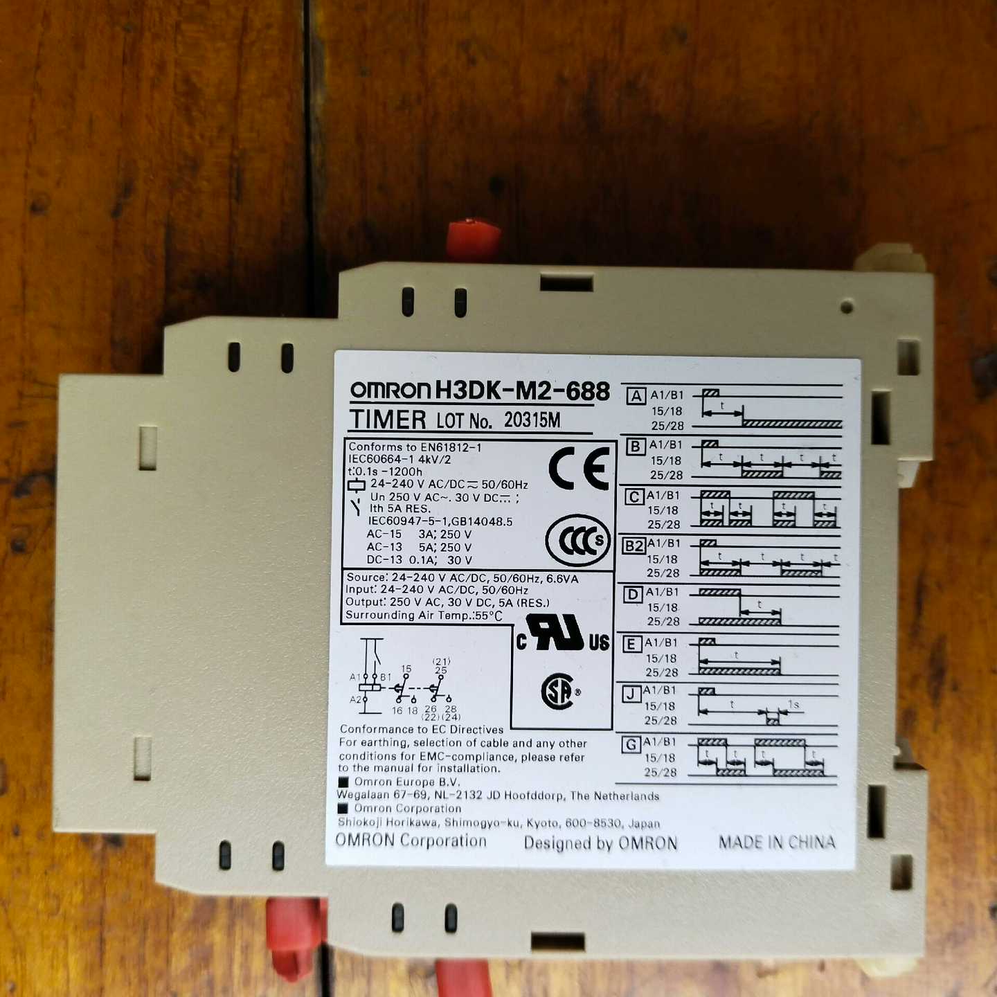 议价拆机欧姆龙I固态定时器，型号H3DK－M2－688，成色如图现货/