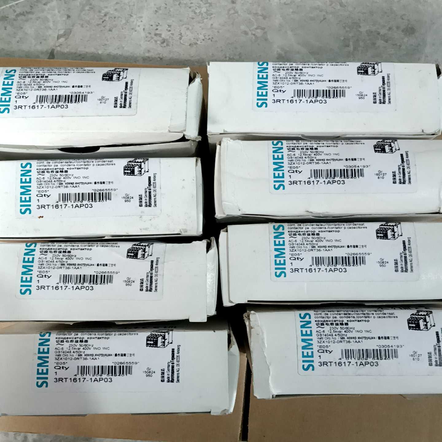 原装西门子切换电容接触器3RT1617-1AP03
