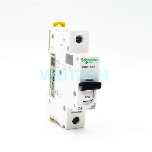 隆兴9年老店 施耐德 iC65N C6A 1P 小型断路器 单极 A9F18106空*