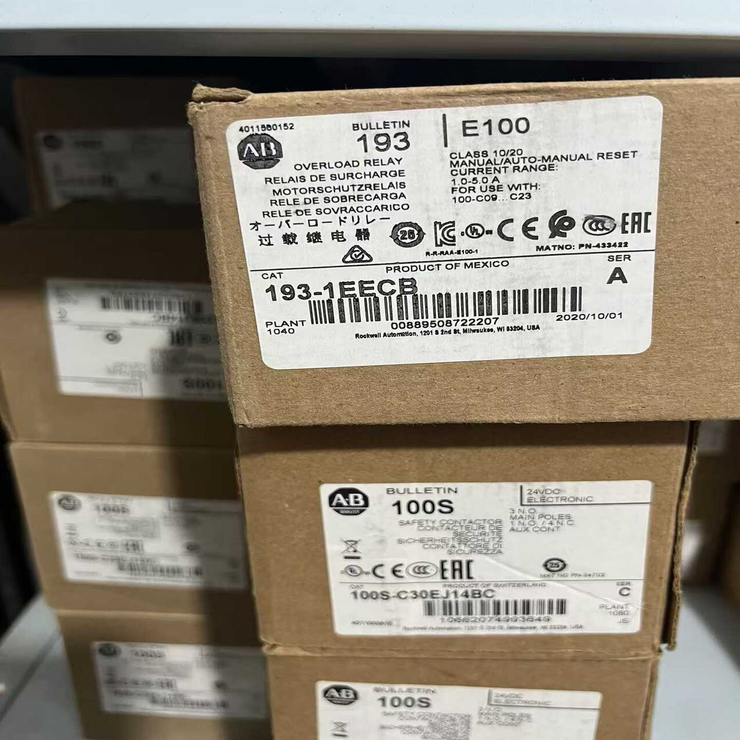 询价AB罗克韦尔193-1EECB过载继电器1.0-5.