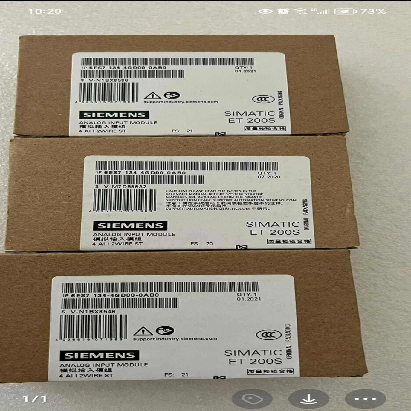 6ES7134-4GD00-0AB0过保的直拍实物【博航商行】